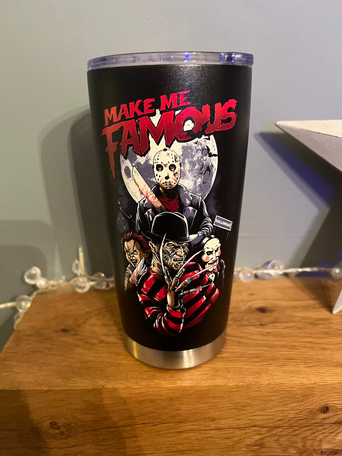 20oz stainless steel horror tumblers