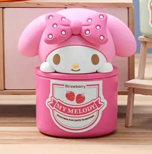 Sanrio storage jar figure - open boxes