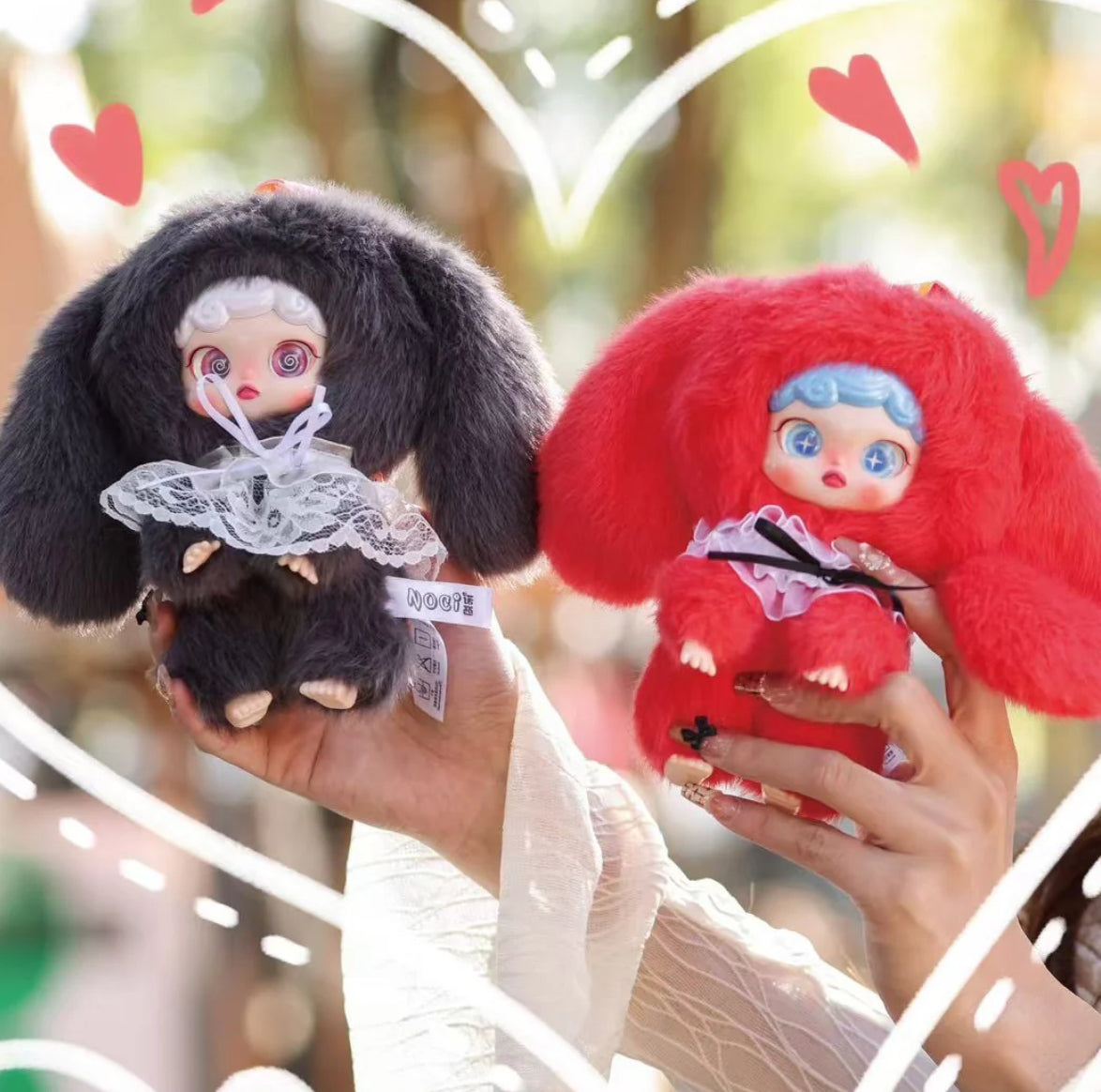 Noci dreamland rabbit plush series blind box