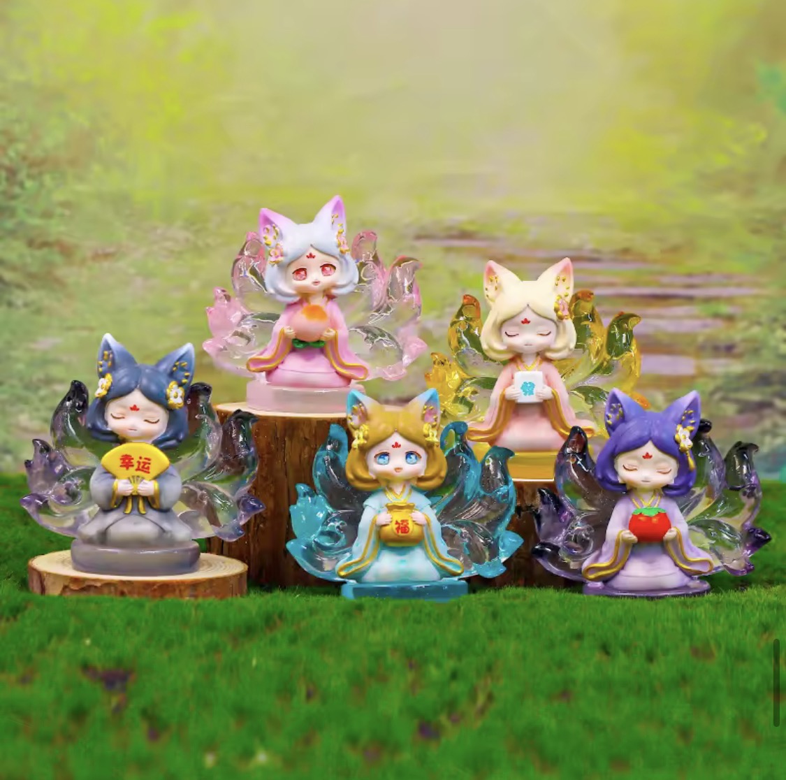 Foxy girl figure series blind box