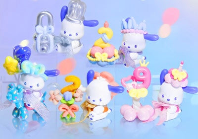 Miniso pochacco balloon party figures series blind box