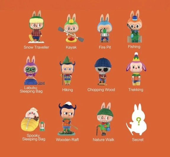 The monsters camping figure series blind box