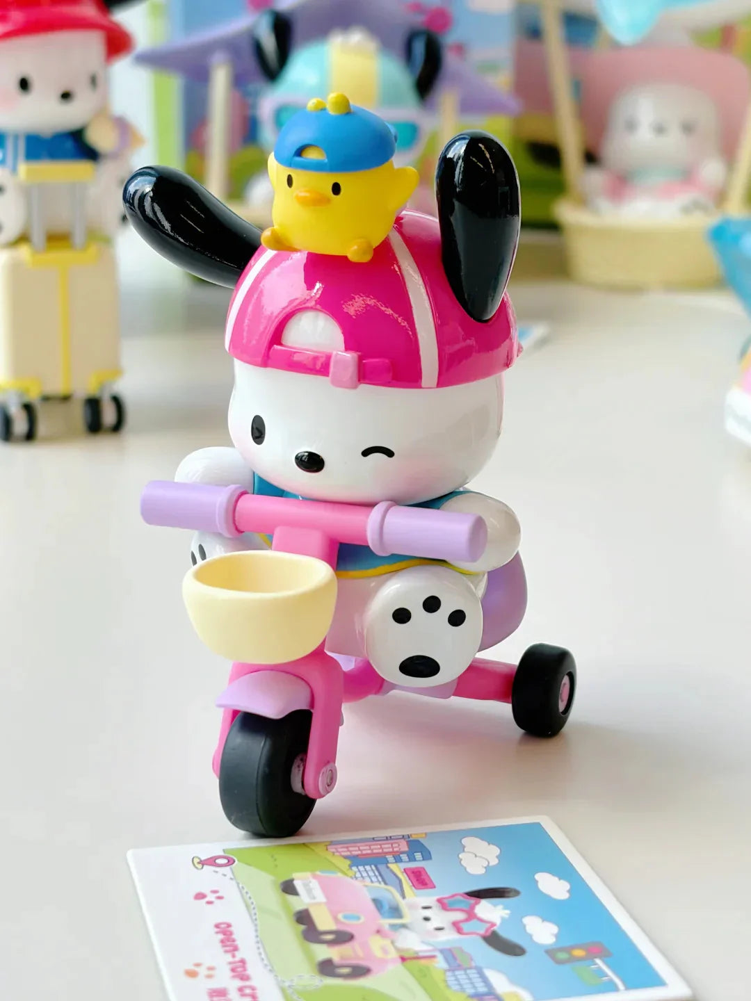 Pochacco travel diary figures - open boxes