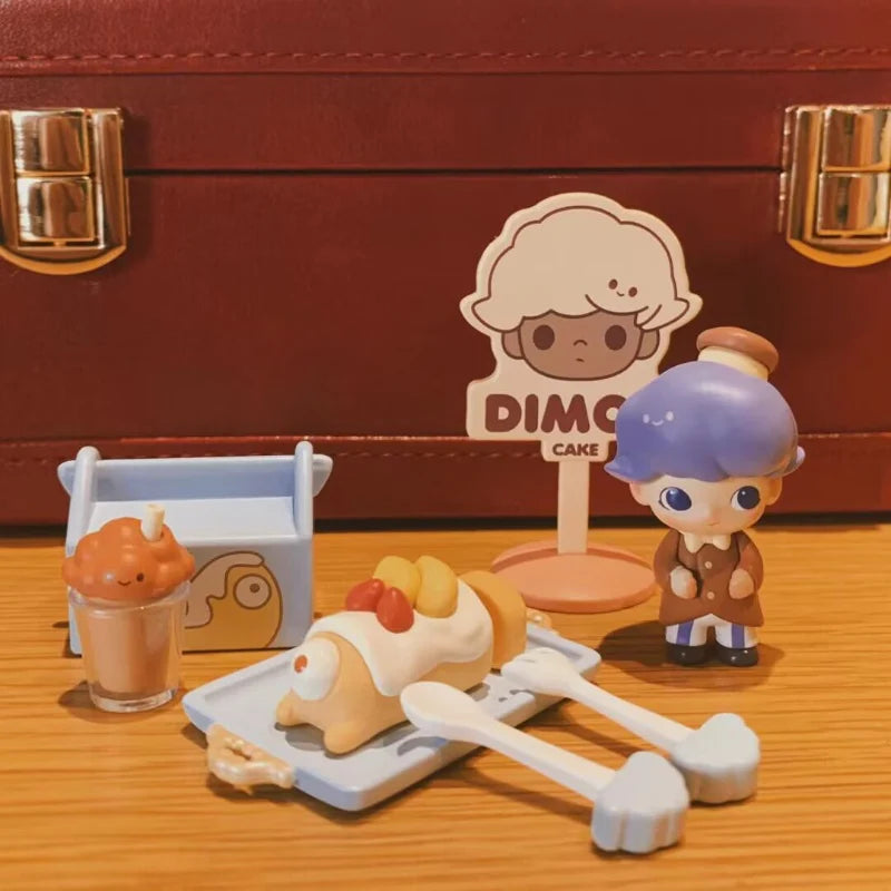 Dimoo do on an outing together figure - open boxes