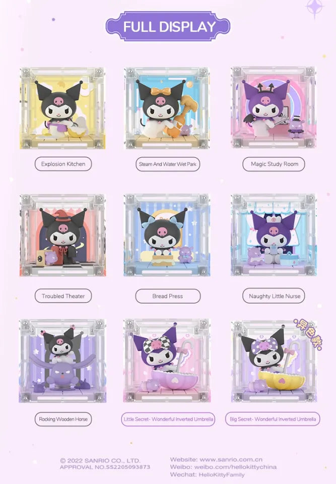 Moetch Kuromi cube figure series blind box