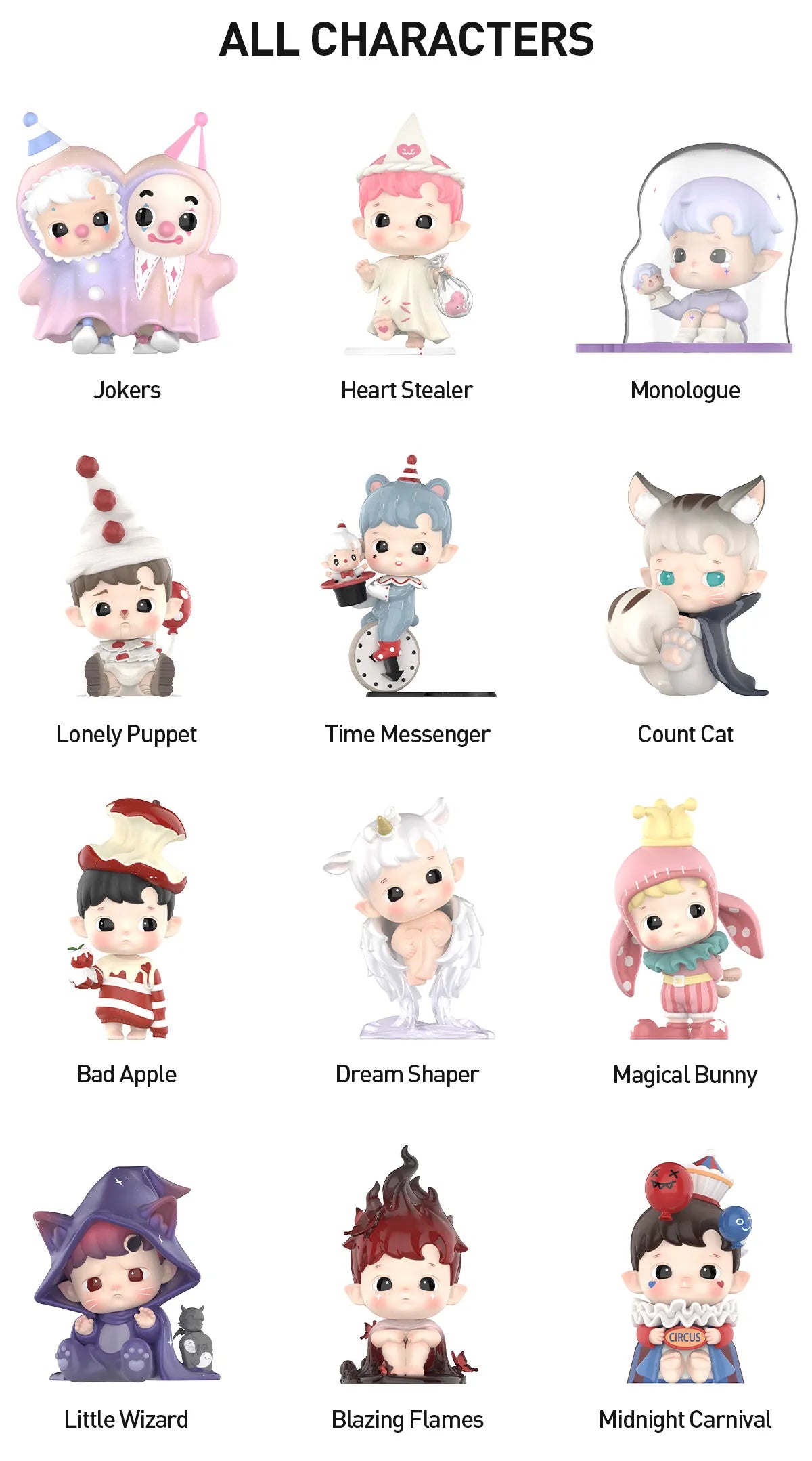 Hacipupu a night of fantasy figure series blind box