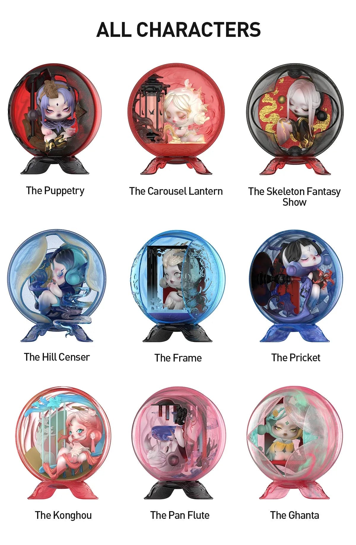 Skullpanda the mirage figure series blind box