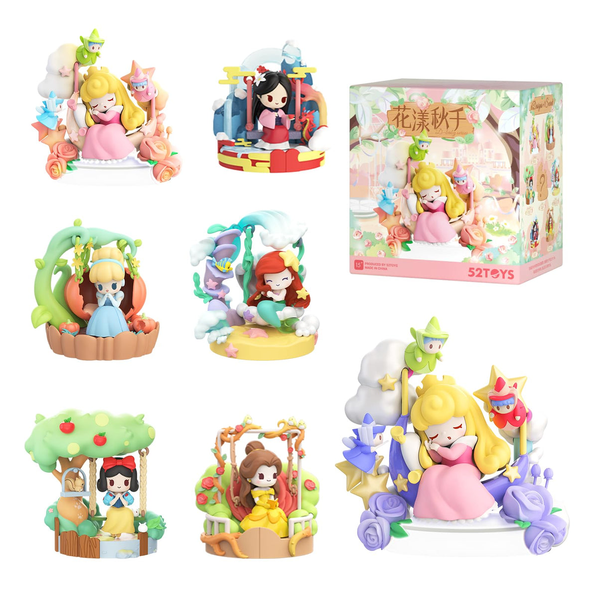 Princess sweetheart flower swing figure series blind box