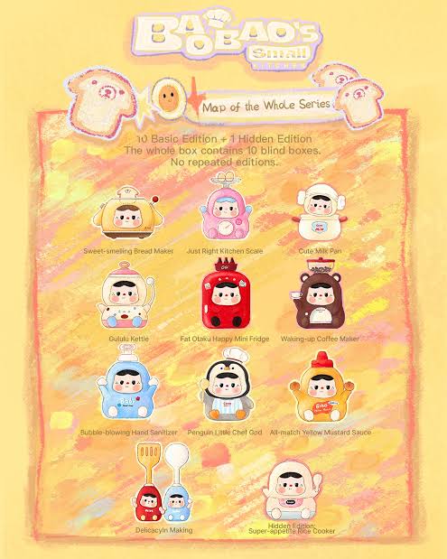 Baobao small kitchen figure series blind box