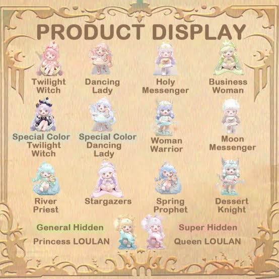 Flora the spirit of Loulan figure series blind box