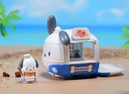 Sanrio food truck figures - open boxes