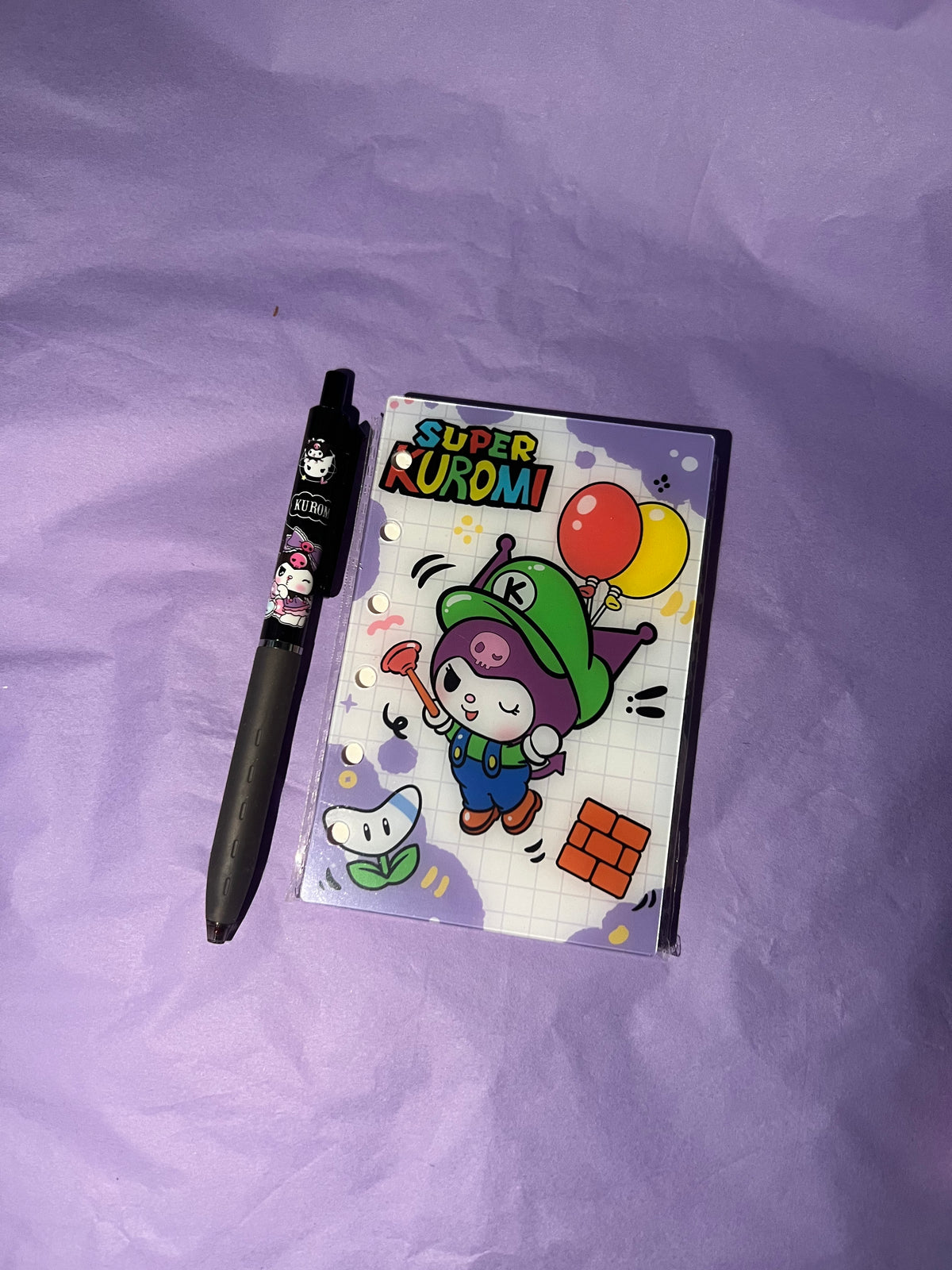 A7 character acrylic notebooks
