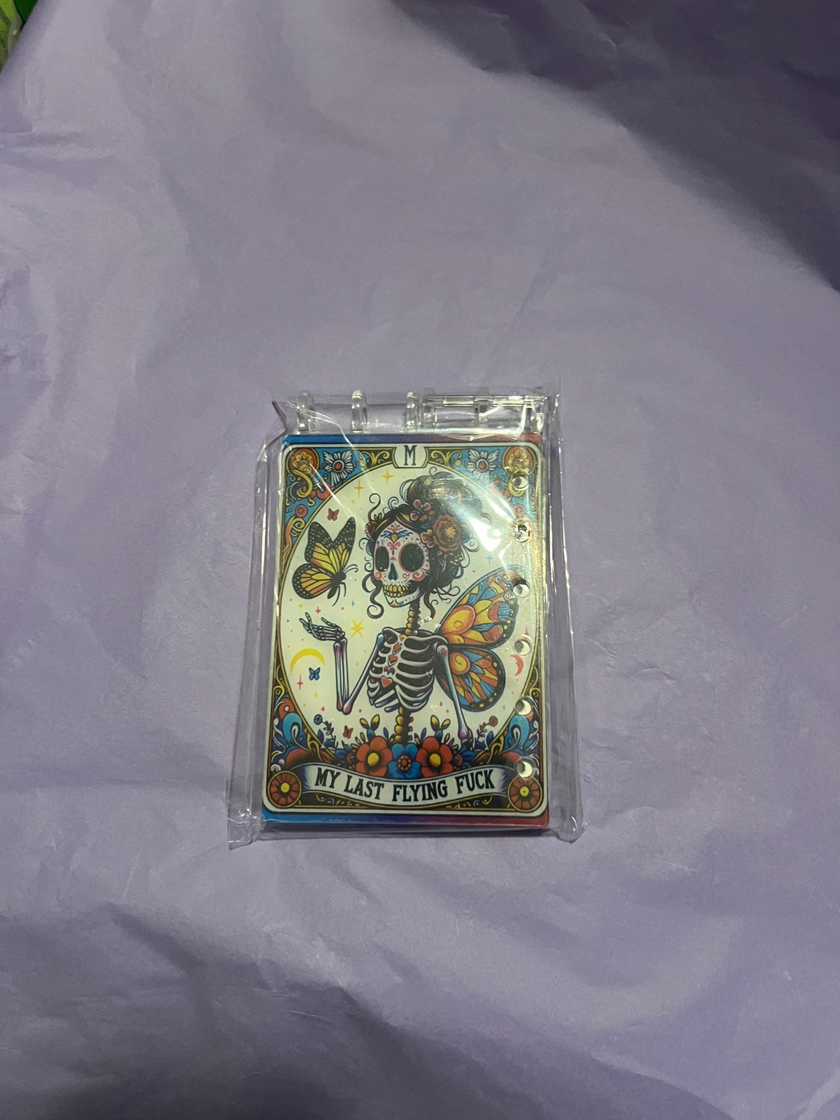 A7 tarot, horror & other character acrylic notebooks