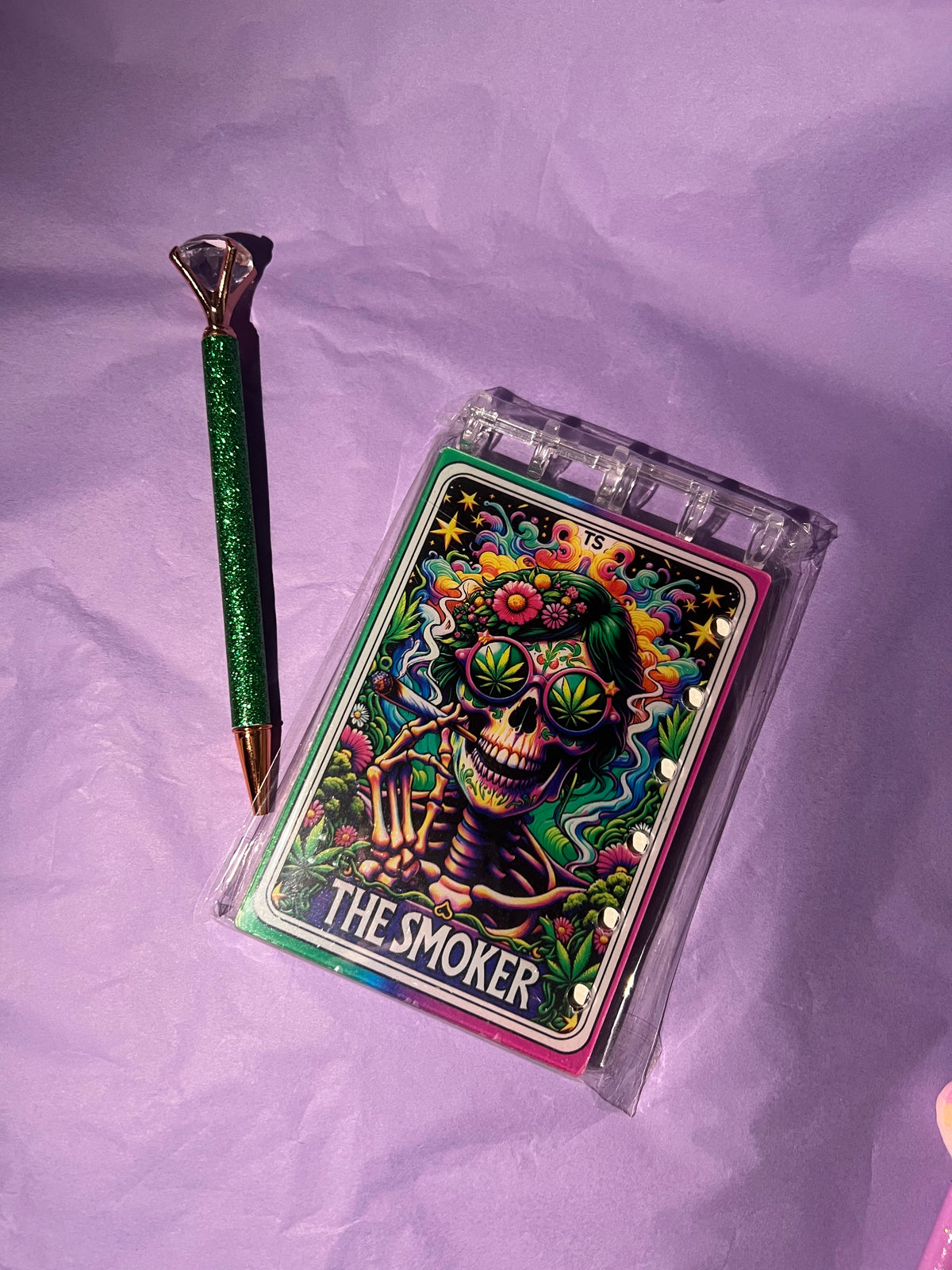 A7 tarot, horror & other character acrylic notebooks