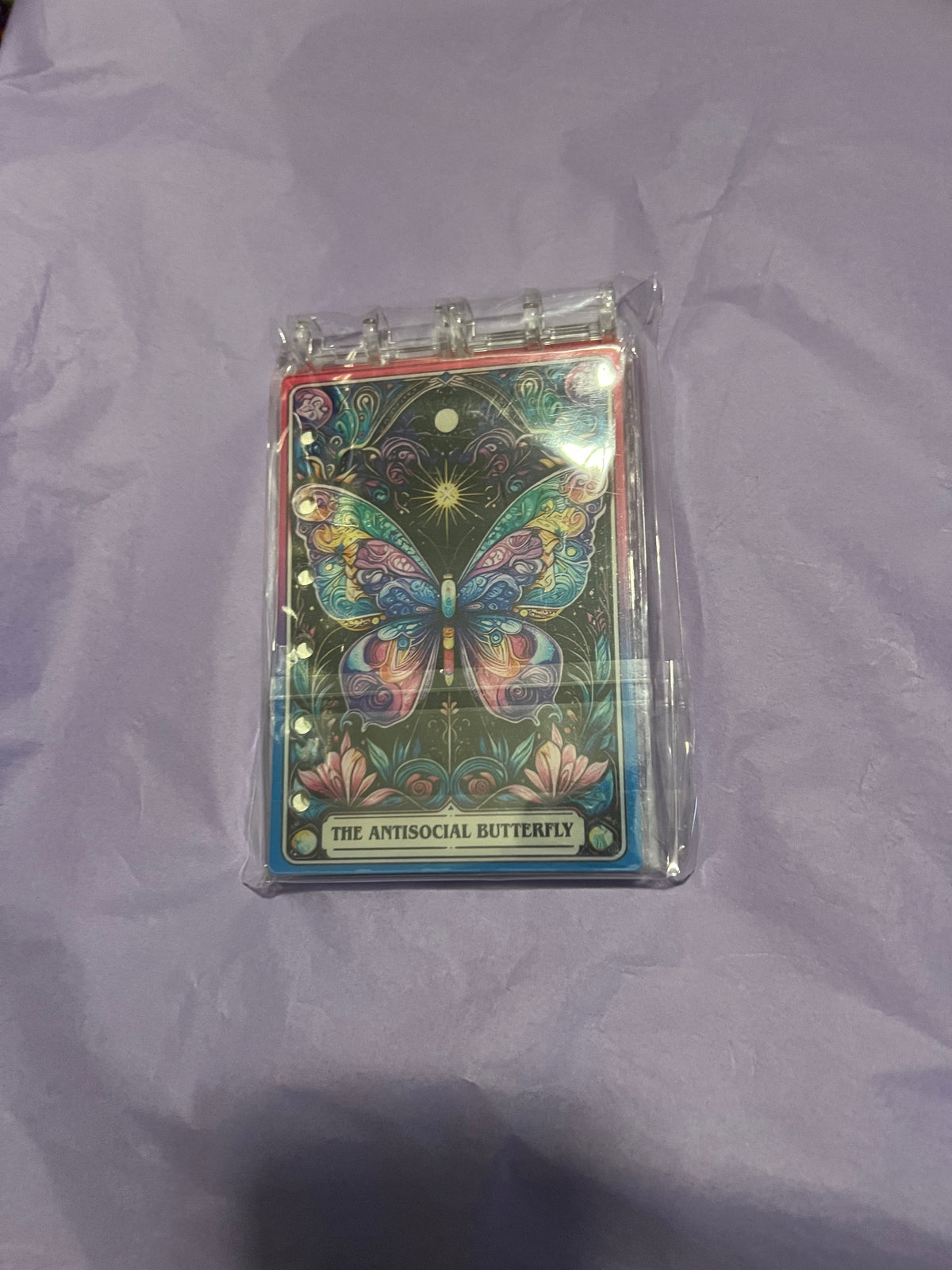 A7 tarot, horror & other character acrylic notebooks