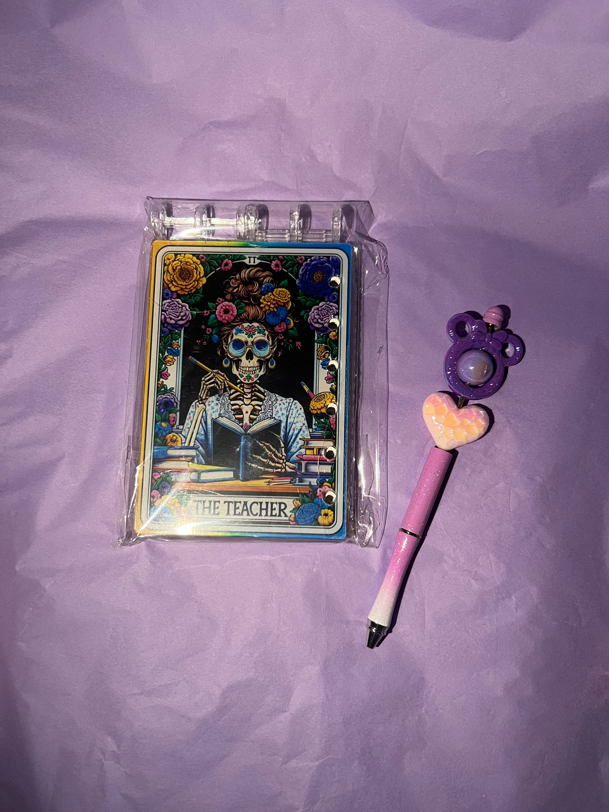 A7 tarot, horror & other character acrylic notebooks