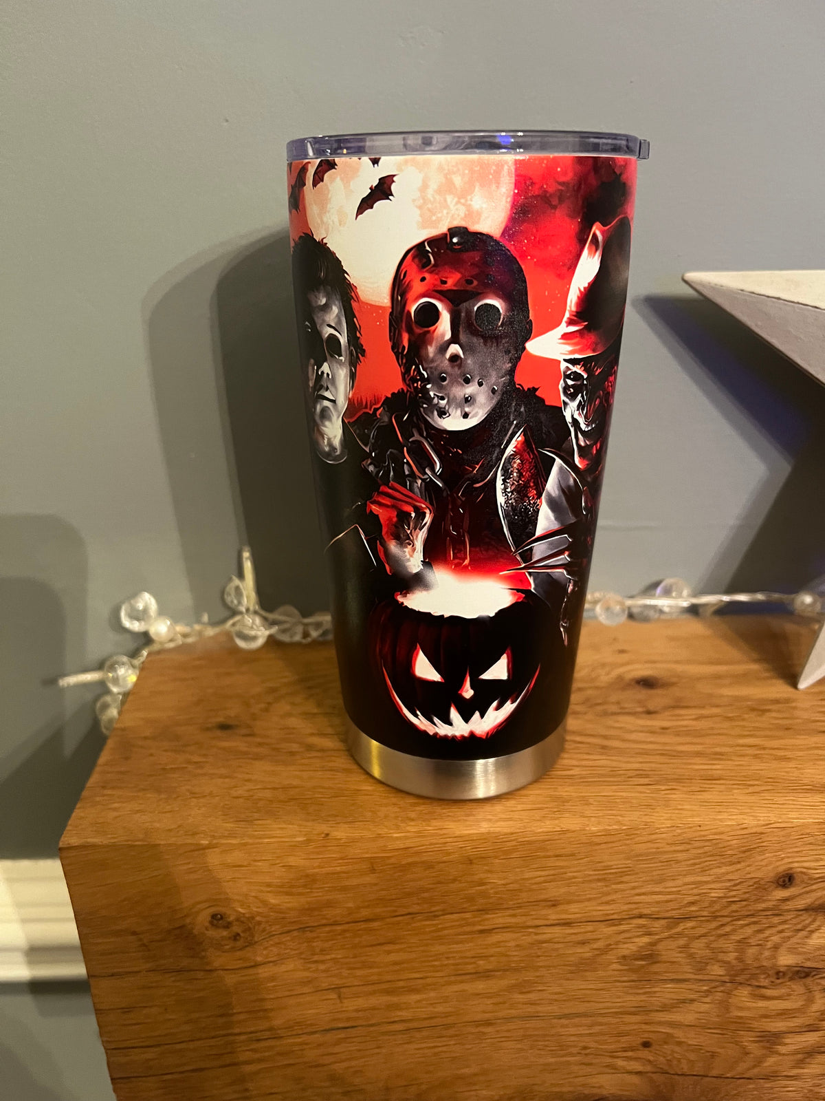 20oz stainless steel horror tumblers