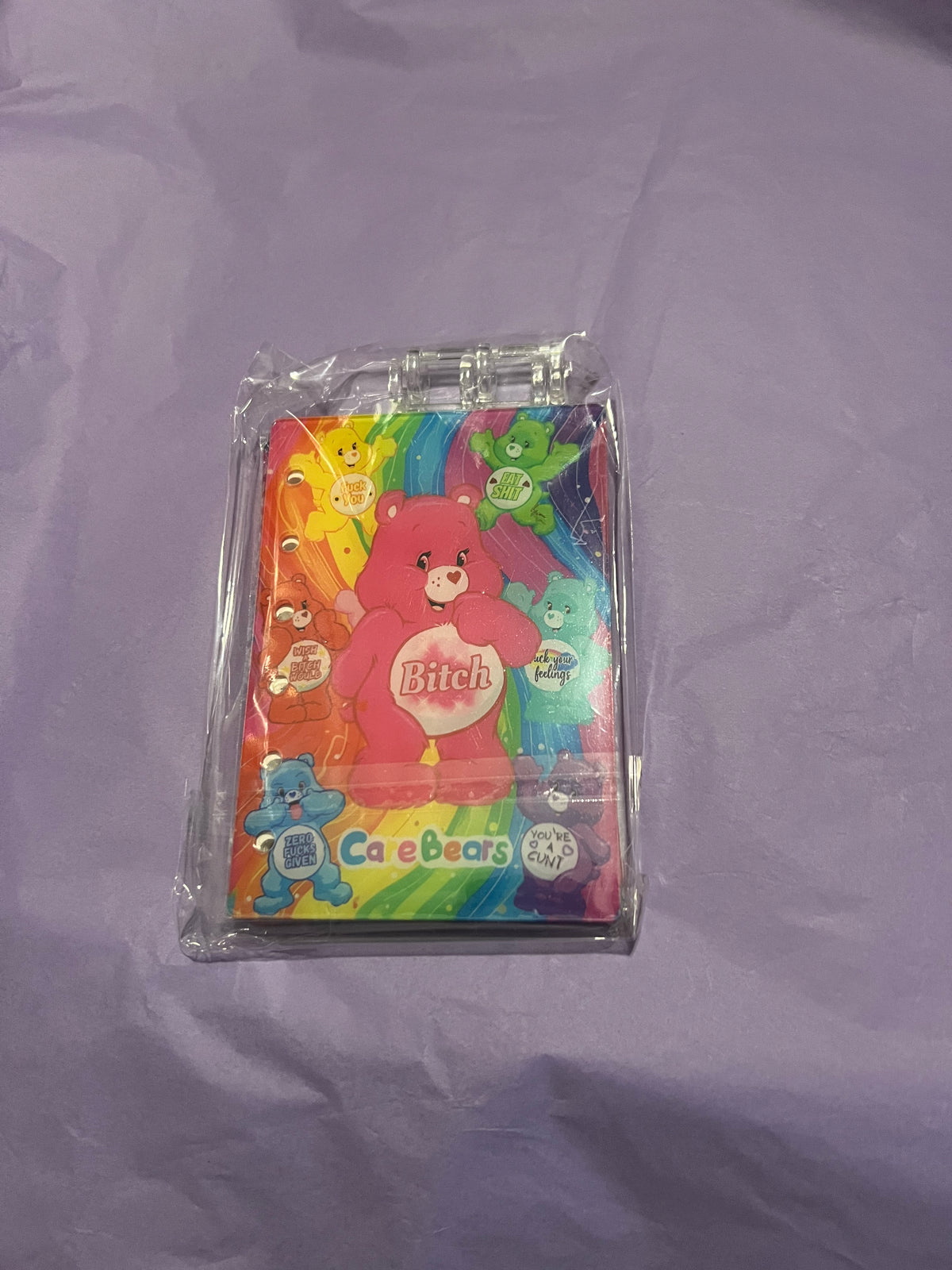 A7 character acrylic notebooks