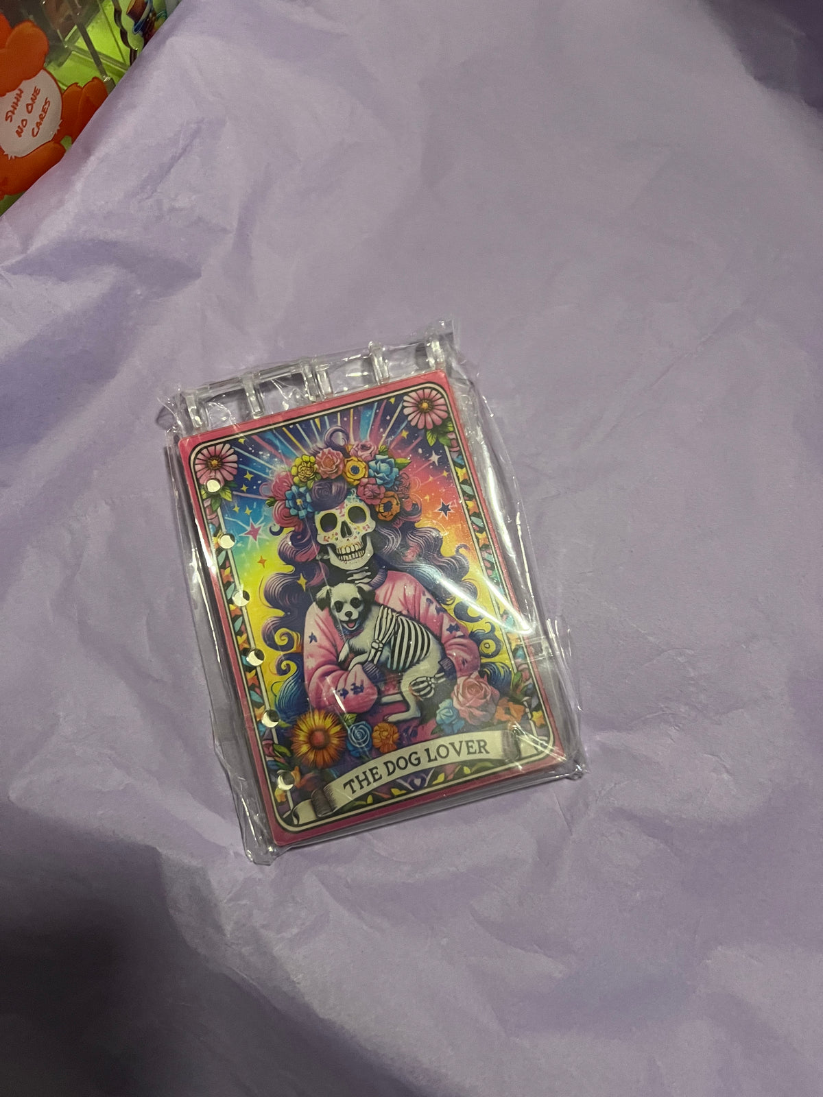 A7 tarot, horror & other character acrylic notebooks