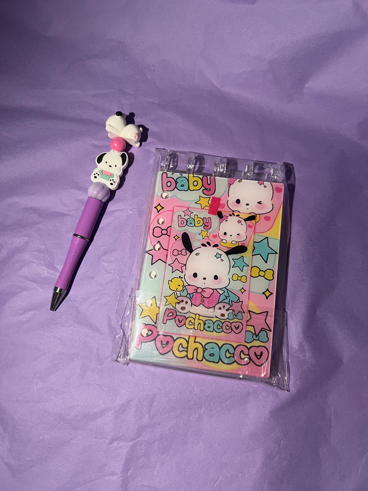 A7 character acrylic notebooks