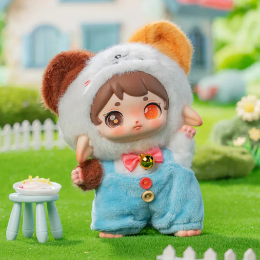 Ruby happy fluffy plush - open box
