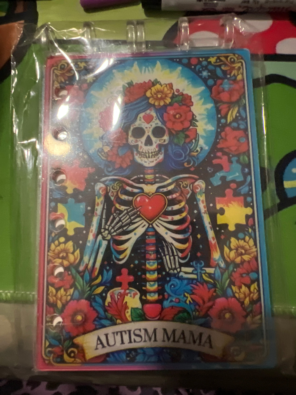 A7 tarot, horror & other character acrylic notebooks