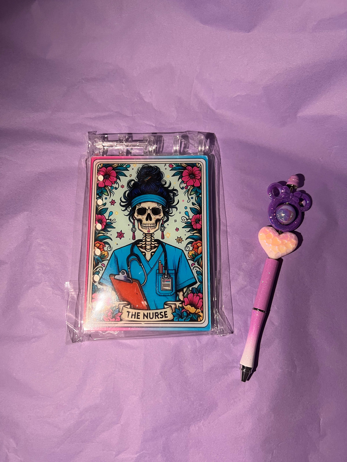 A7 tarot, horror & other character acrylic notebooks