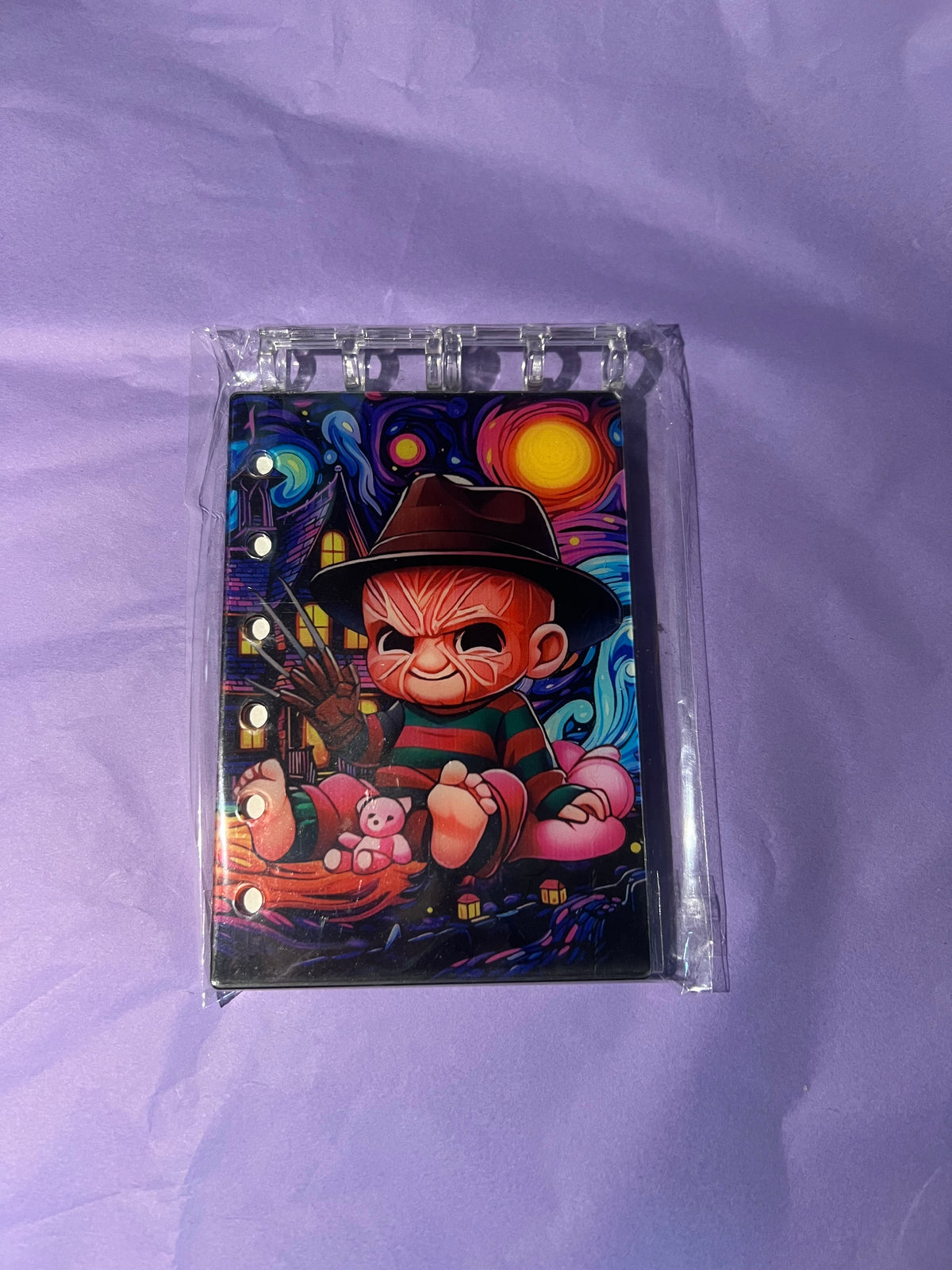 A7 tarot, horror & other character acrylic notebooks