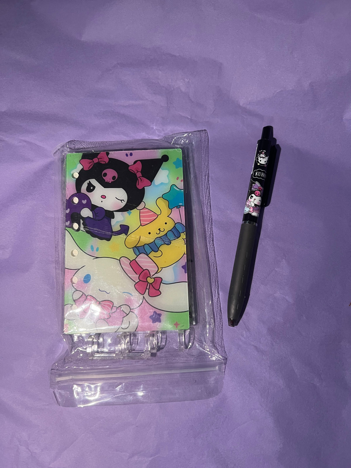A7 character acrylic notebooks