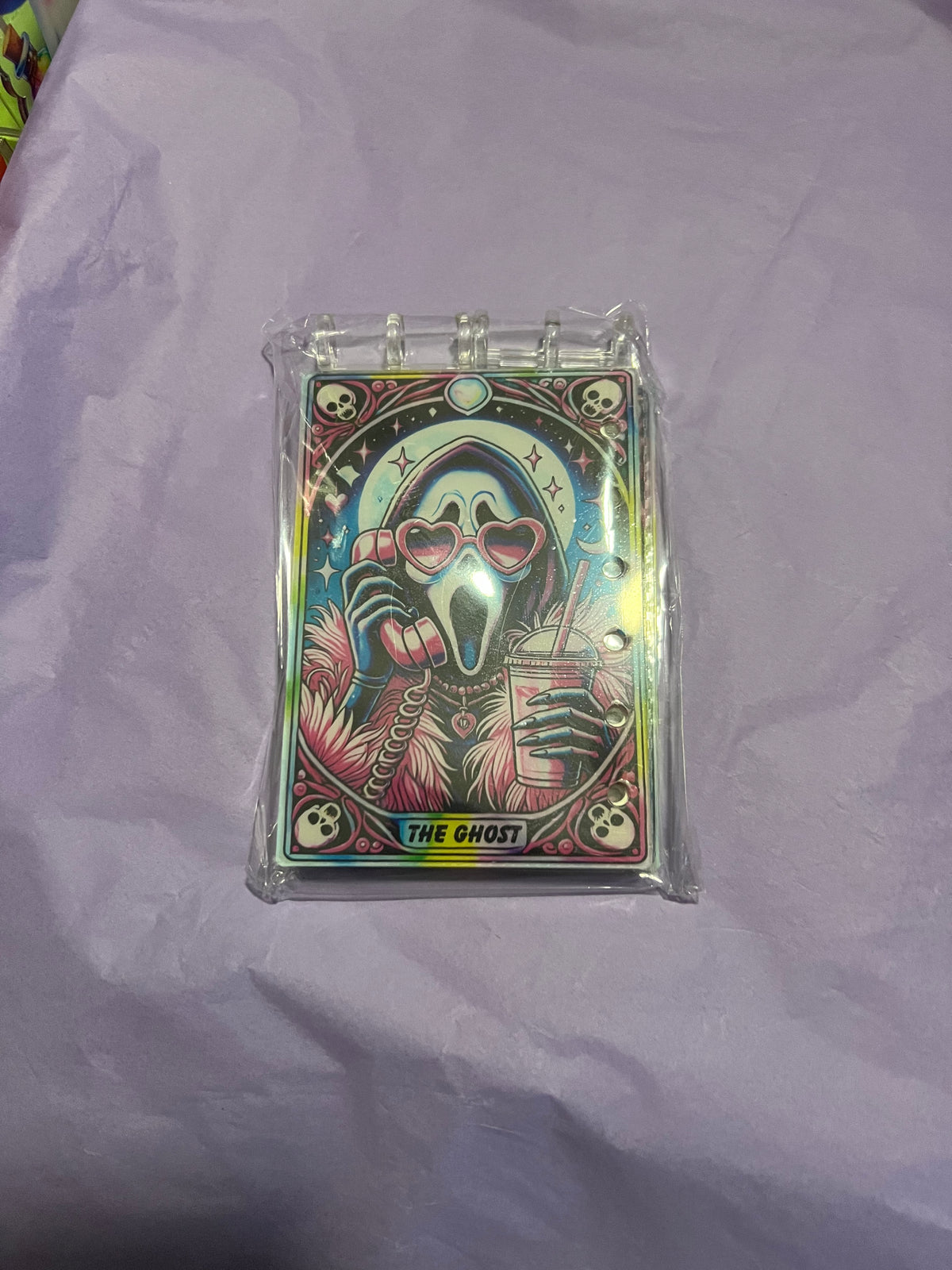 A7 tarot, horror & other character acrylic notebooks