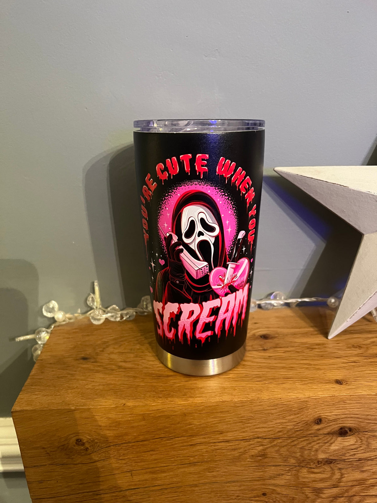 20oz stainless steel horror tumblers