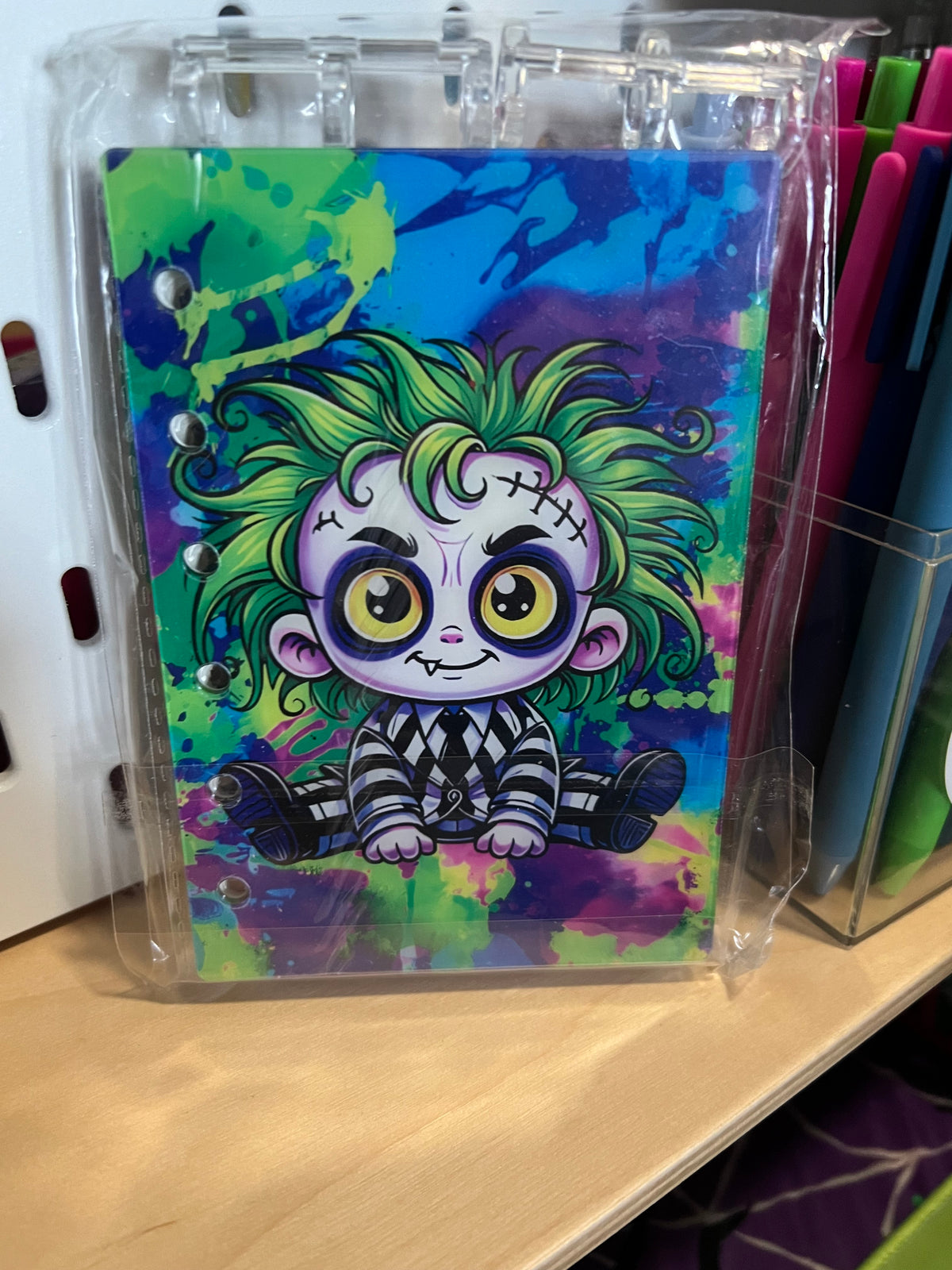 A7 tarot, horror & other character acrylic notebooks
