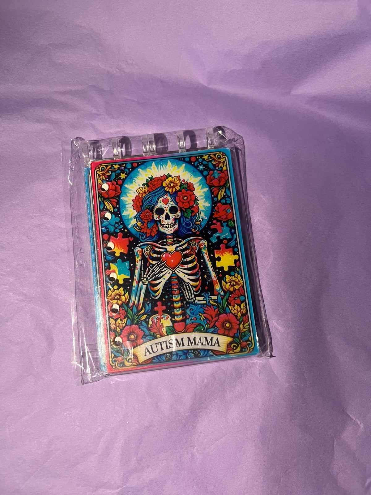 A7 tarot, horror & other character acrylic notebooks