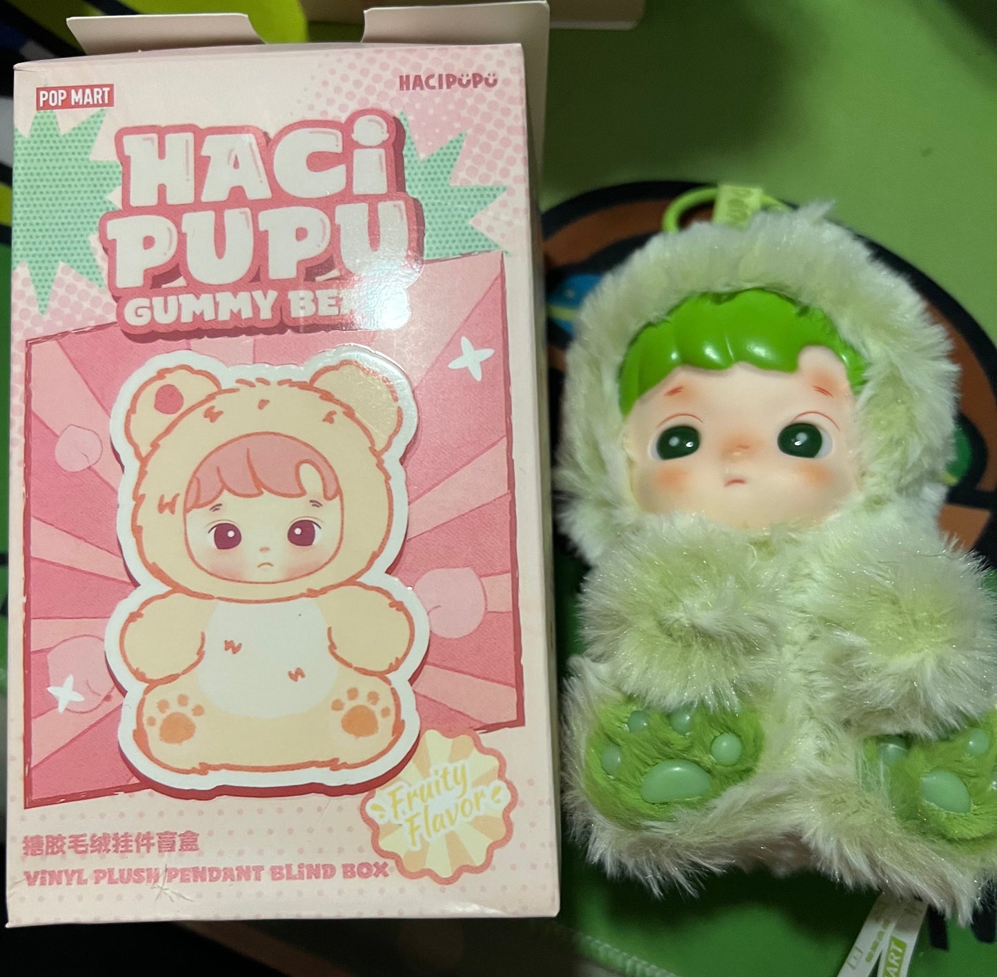 Gummy bear plush - open boxes