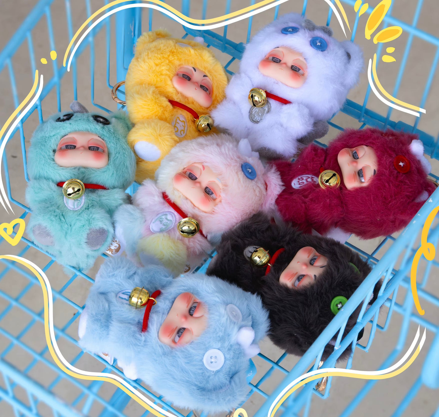 Derpkid dragon catcher plush series blind box