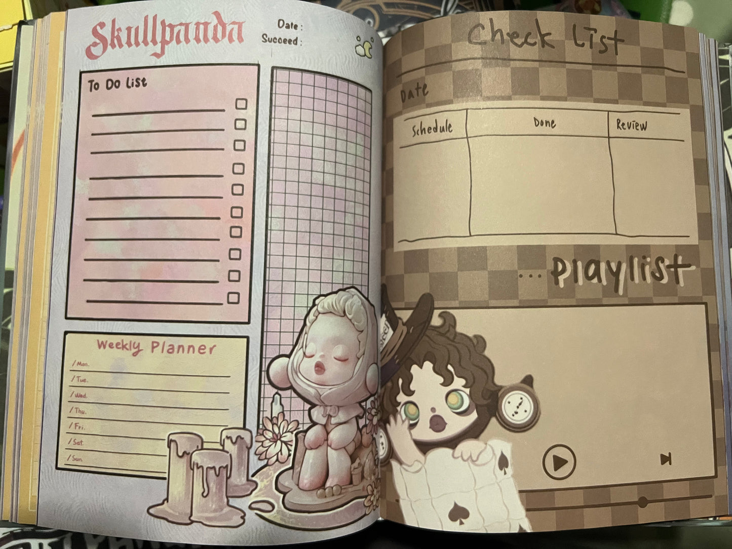 Skullpanda A5 hardback notebooks