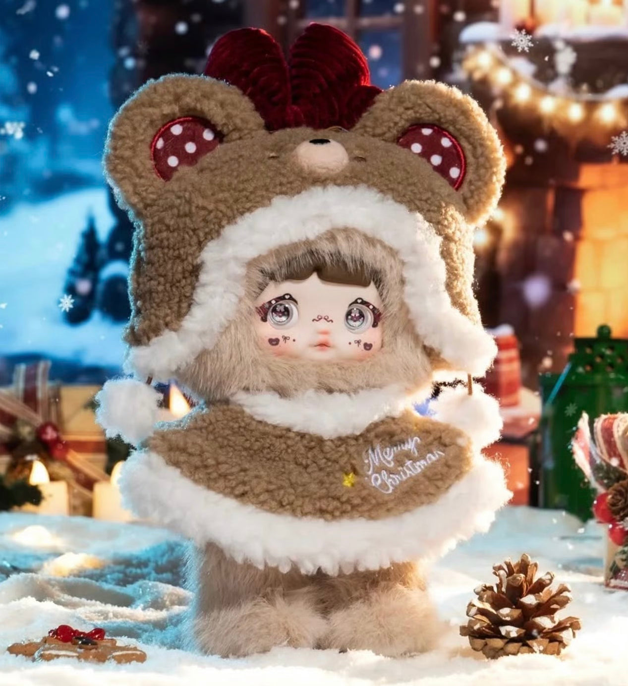 Nommi magical Christmas Eve plush - open box