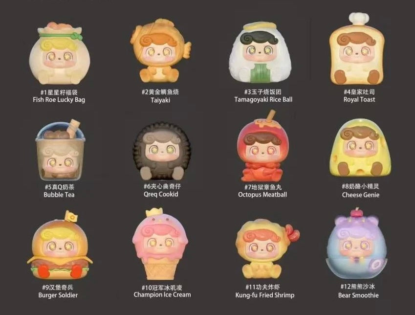 Q kid street snack figure series blind box