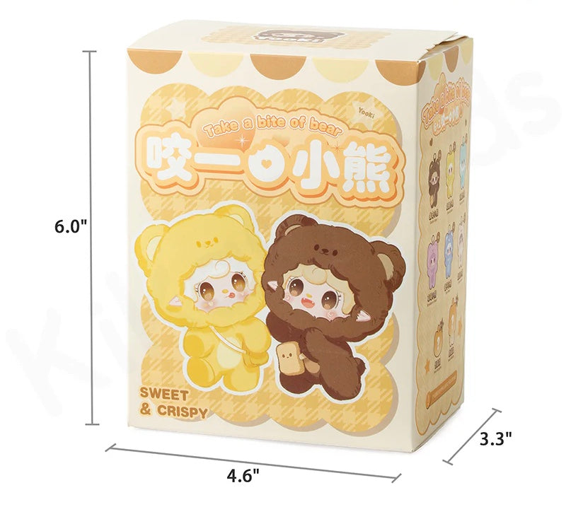 Yooki take a bite of bear plush series blind box