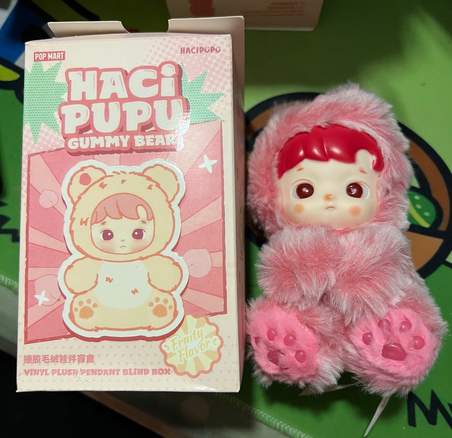 Gummy bear plush - open boxes