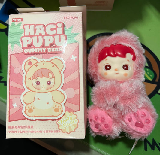 Gummy bear plush - open boxes
