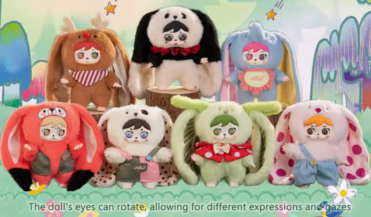 Milai long earred animal plush series blind box