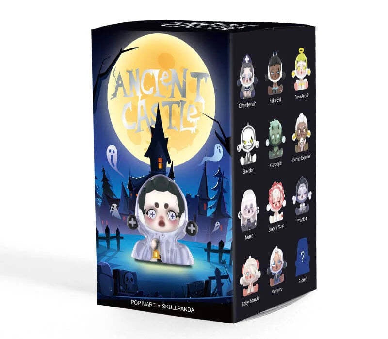 Skullpanda ancient castle figure - open box