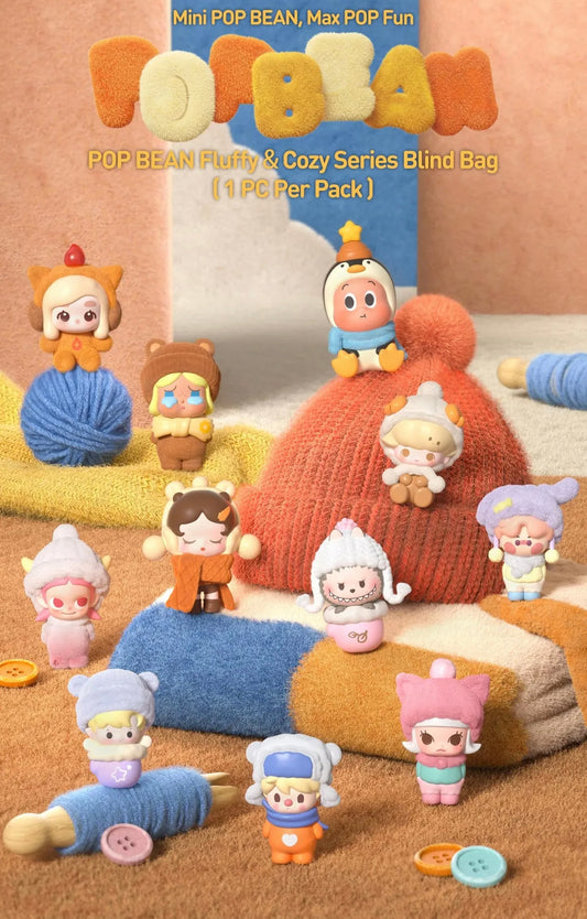 Popbean fluffy & cosy mini figure series blind bags
