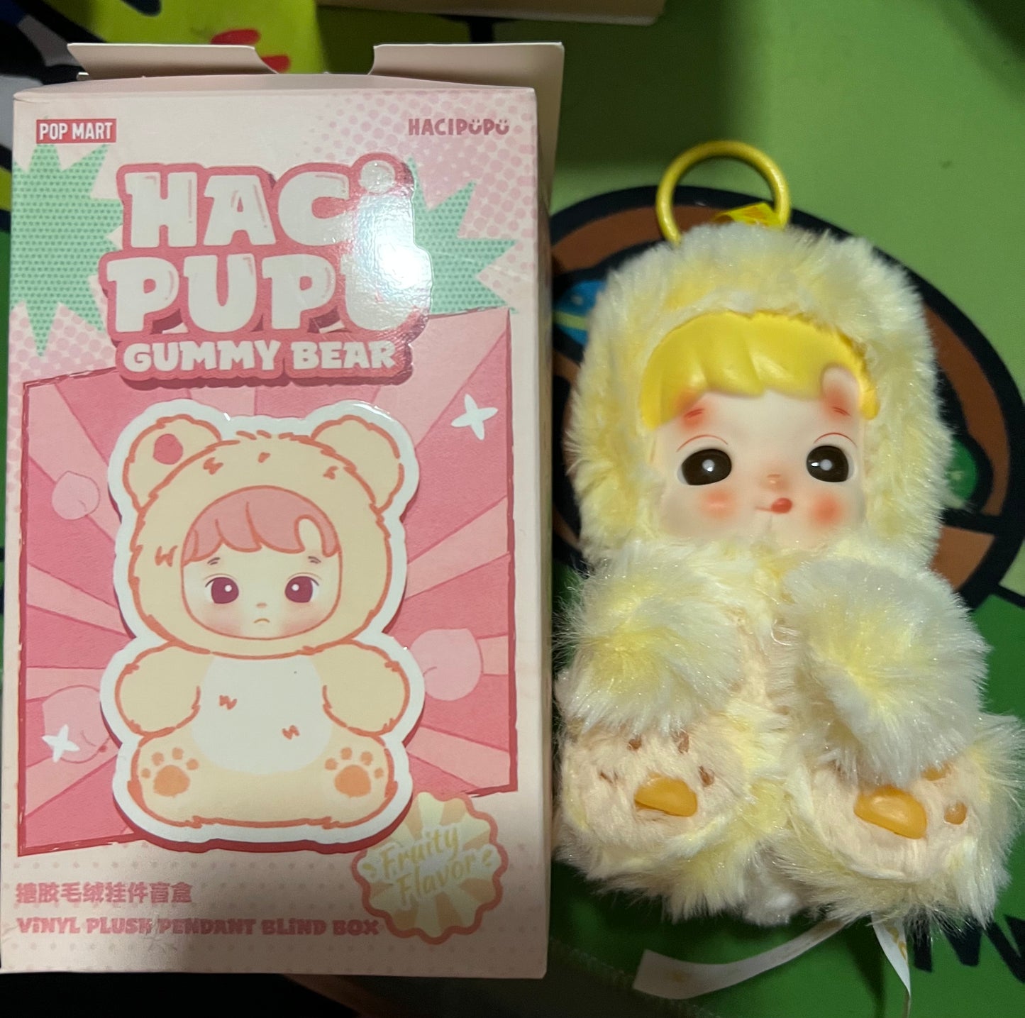 Gummy bear plush - open boxes