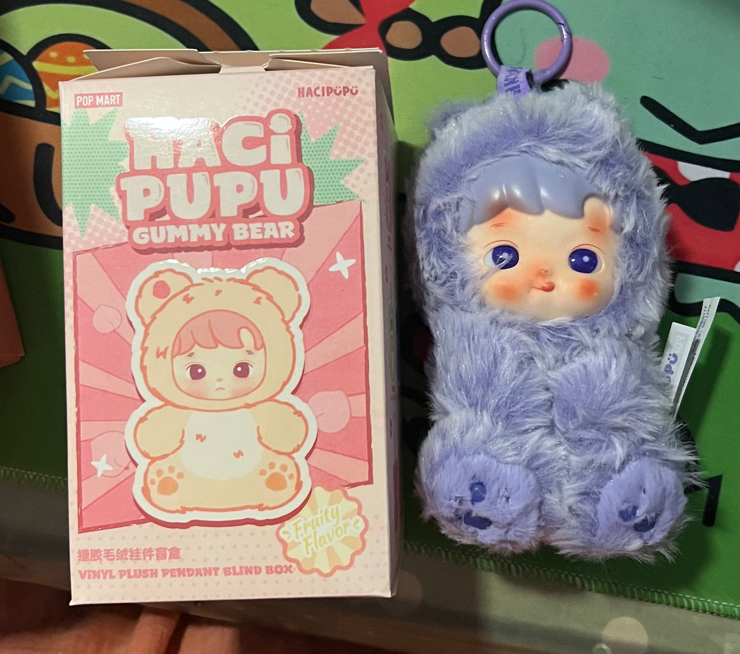 Gummy bear plush - open boxes