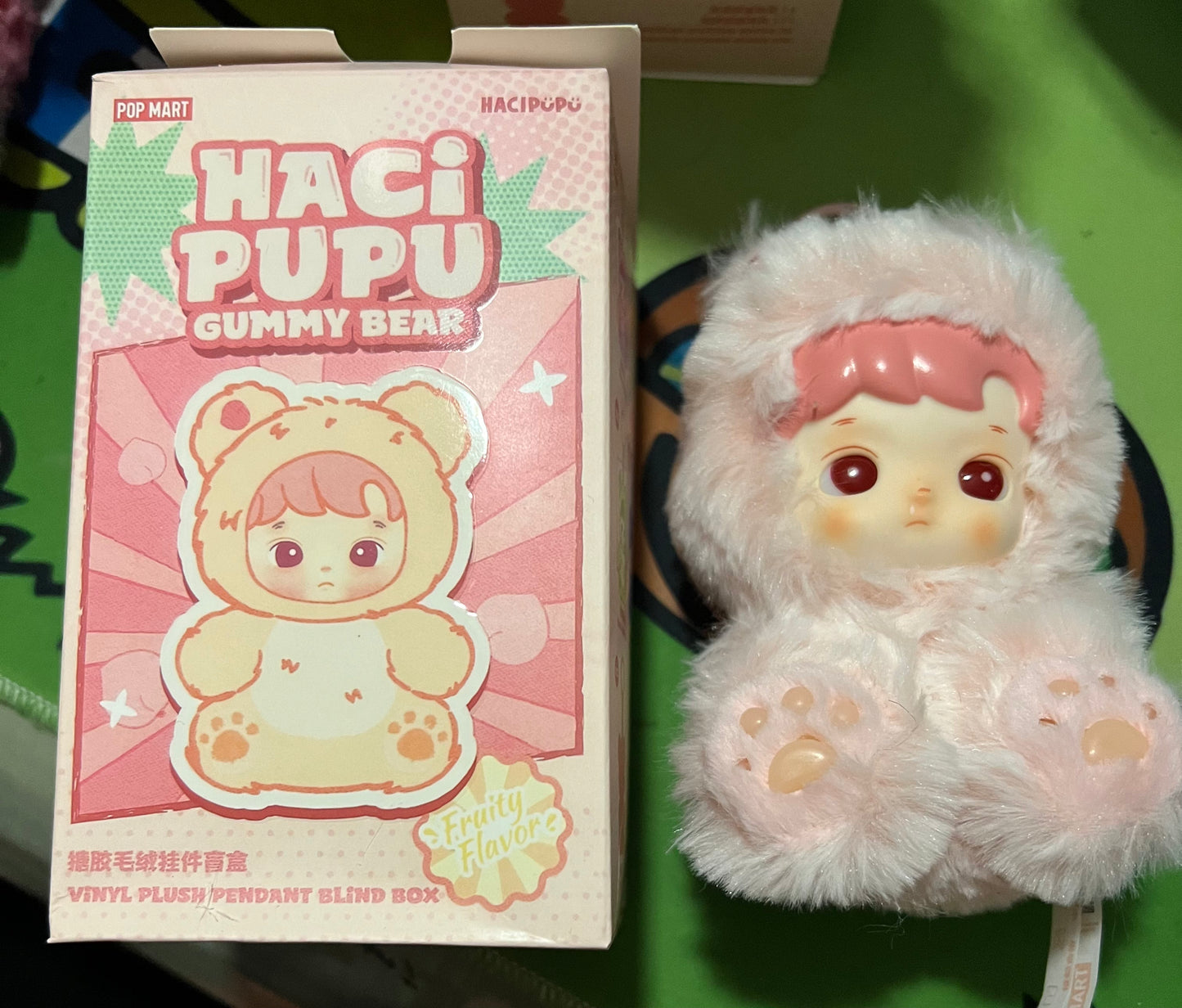 Gummy bear plush - open boxes