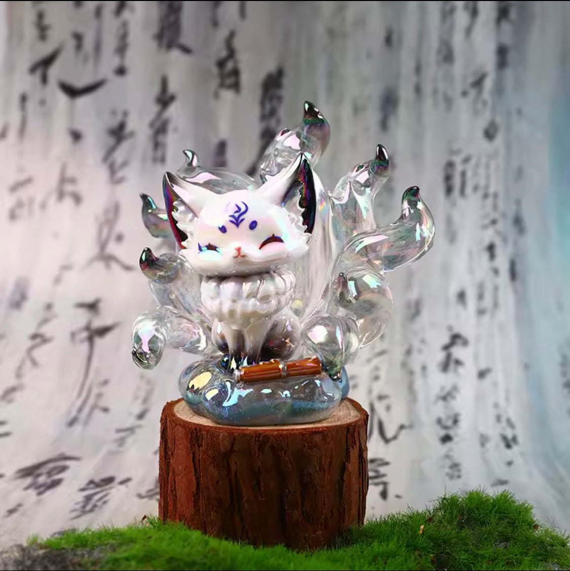 Nine tailed fox figures - open boxes