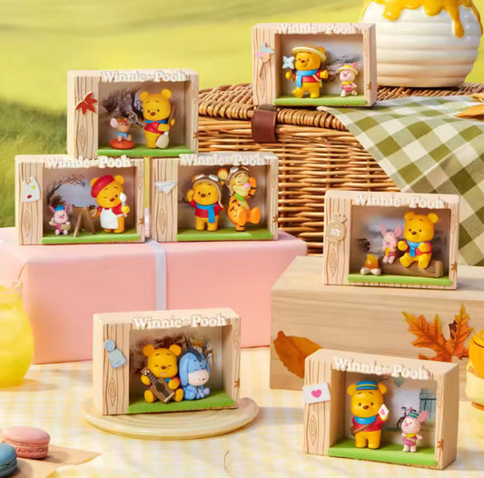 Winnie autumn outdoor fun figure series blind box
