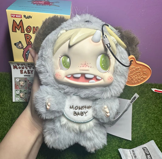 Polar monster baby plush - open box
